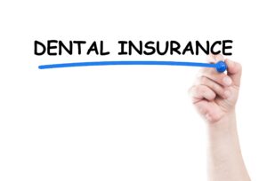 Dental insurance underlined in blue
